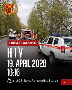 Mehr über den Artikel erfahren ❗️Einsatz❗️ 📟 Alarm: /2026 📆 Datum: 19. April 2026 um 16:16 📩 …