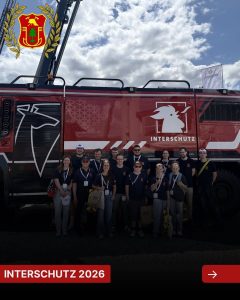 Mehr über den Artikel erfahren Heute waren wir mit der Einsatzabteilung und der Jugendfeuerwehr auf der Interschutz …