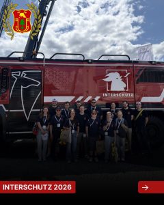 Mehr über den Artikel erfahren Heute waren wir mit der Einsatzabteilung und der Jugendfeuerwehr auf der Interschutz …