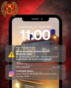 Mehr über den Artikel erfahren BUNDESWEITER WARNTAG 2026 🚨 Am Donnerstag, 10. September 2026, findet wieder der …