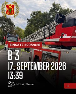 Mehr über den Artikel erfahren ❗️Einsatz❗️ 📟 Alarm: /2026 📆 Datum: 17. September 2026 um 13:39 📩 …